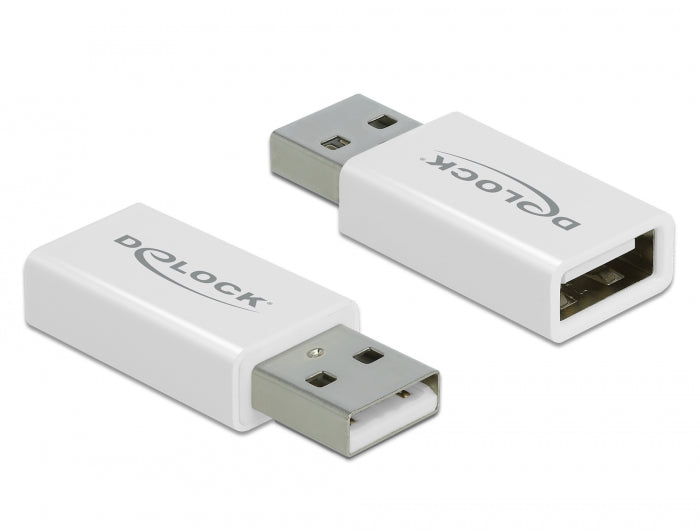 Delock 66530 Usb 2.0 Adapter Type-A Male To Type-A Female Data Blocker