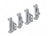 Delock 66231 Din Rail End Clamp Steel Screwable 4 Pieces