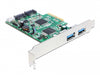 Delock 89359 Pci Express X4 Card > 2 X External Usb 3.0 + 2 X Internal Sata