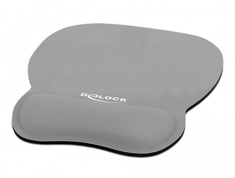 Delock 12698 Ergonomic Mouse Pad With Wrist Rest Grey 245 X 206 Mm