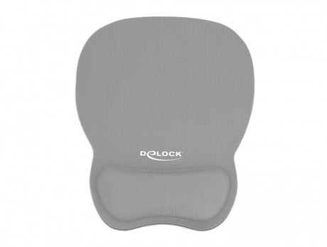 Delock 12698 Ergonomic Mouse Pad With Wrist Rest Grey 245 X 206 Mm