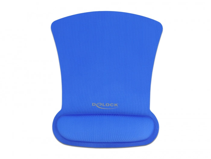 Delock 12699 Ergonomic Mouse Pad With Wrist Rest Blue 255 X 207 Mm