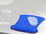 Delock 12699 Ergonomic Mouse Pad With Wrist Rest Blue 255 X 207 Mm