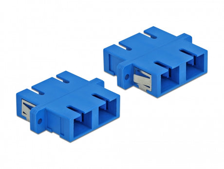 Delock 85991 Optical Fiber Coupler Sc Duplex Female To Sc Duplex Female