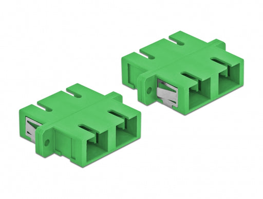 Delock 85992 Optical Fiber Coupler Sc Duplex Female To Sc Duplex Female