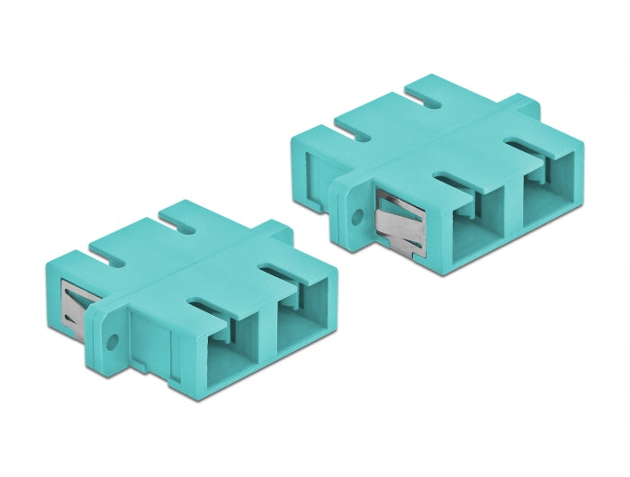 Delock 85997 Optical Fiber Coupler Sc Duplex Female To Sc Duplex Female