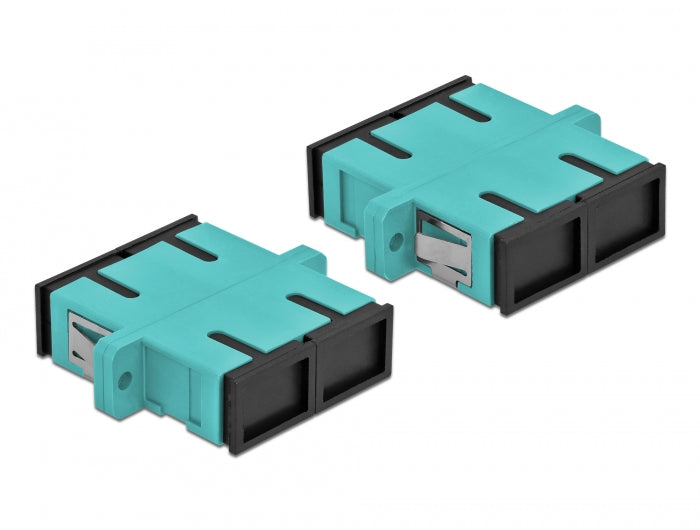 Delock 85997 Optical Fiber Coupler Sc Duplex Female To Sc Duplex Female