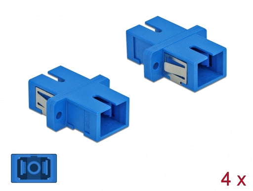 Delock 85990 Optical Fiber Coupler Sc Simplex Female To Sc Simplex Female