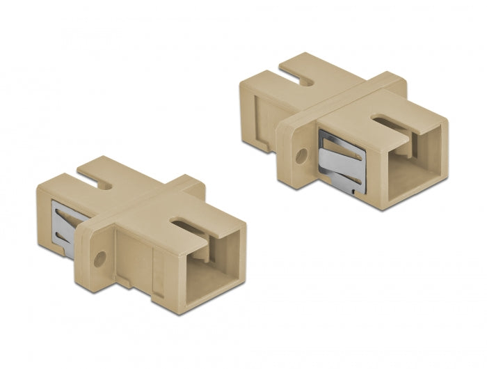 Delock 85993 Optical Fiber Coupler Sc Simplex Female To Sc Simplex Female