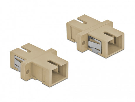 Delock 85993 Optical Fiber Coupler Sc Simplex Female To Sc Simplex Female