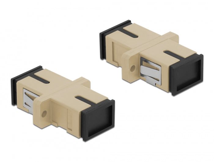 Delock 85993 Optical Fiber Coupler Sc Simplex Female To Sc Simplex Female