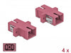 Delock 85995 Optical Fiber Coupler Sc Simplex Female To Sc Simplex Female