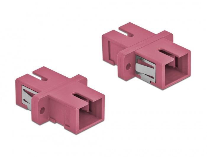 Delock 85995 Optical Fiber Coupler Sc Simplex Female To Sc Simplex Female