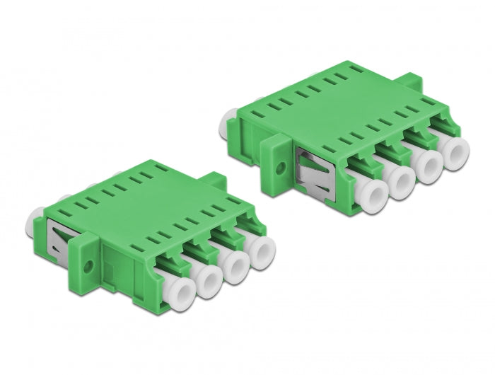 Delock 86539 Optical Fiber Coupler Lc Quad Female To Lc Quad Female Single-Mode