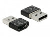 Delock 65680 Adapter Hdmi-A Female > Usb Type-A Male Black