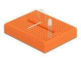 Delock 18319 Experimental Mini Breadboard 170 Contacts Orange