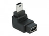 Delock 65097 Adapter Usb-B Mini 5Pin Male To Female 90°Angled