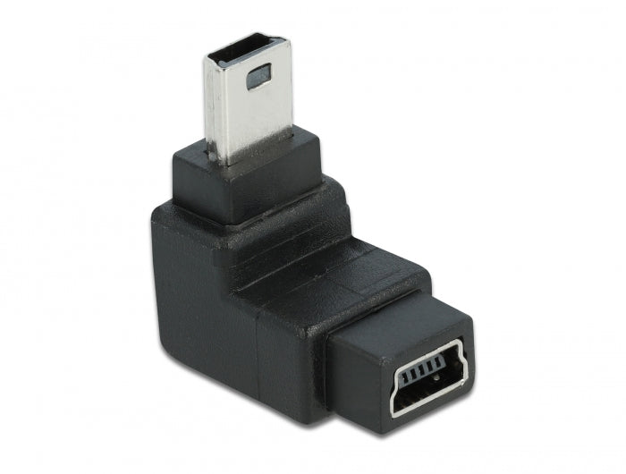 Delock 65097 Adapter Usb-B Mini 5Pin Male To Female 90°Angled