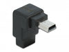 Delock 65097 Adapter Usb-B Mini 5Pin Male To Female 90°Angled