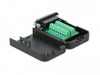 Delock 66568 D-Sub15 Male To Terminal Block With Enclosure