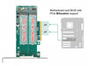 Delock 89045 Pci Express X8 Card To 2 X Internal Nvme M.2 Key M - Bifurcation