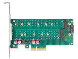 Delock 89047 Pci Express X4 Card To 1 X M.2 Key B + 1 X Nvme M.2 Key M