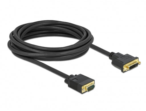 Delock 86759 Cable Dvi 24+5 Female To Vga Male 5 M