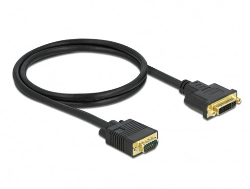 Delock 86756 Cable Dvi 24+5 Female To Vga Male 1 M