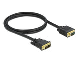 Delock 86748 Cable Dvi 12+5 Male To Vga Male 1 M