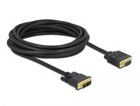 Delock 86751 Cable Dvi 12+5 Male To Vga Male 5 M