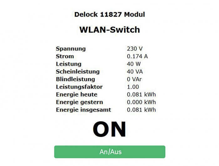 Delock 11827 Wlan Power Socket Switch Mqtt With Energy Monitoring