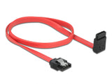 Delock 83974 Sata 6 Gb/S Cable Straight To Upwards Angled 50 Cm Red