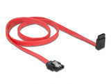 Delock 83975 Sata 6 Gb/S Cable Straight To Upwards Angled 70 Cm Red