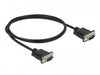 Delock 86573 Serial Cable Rs-232 D-Sub 9 Male To Male With Narrow Plug Housing