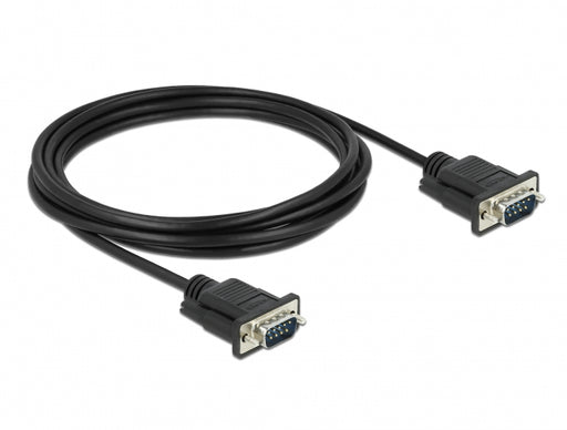 Delock 86575 Serial Cable Rs-232 D-Sub 9 Male To Male With Narrow Plug Housing