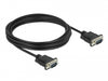 Delock 86618 Serial Cable Rs-232 D-Sub9 Male To Male With Narrow Plug Housing