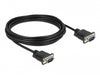 Delock 86576 Serial Cable Rs-232 D-Sub 9 Male To Male