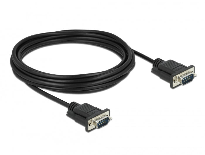 Delock 86576 Serial Cable Rs-232 D-Sub 9 Male To Male