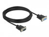 Delock 86619 Serial Cable Rs-232 D-Sub9 Male To Female With Narrow Plug Housing