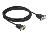 Delock 86619 Serial Cable Rs-232 D-Sub9 Male To Female With Narrow Plug Housing