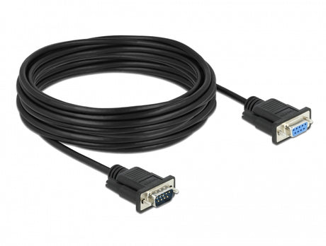 Delock 86599 Serial Cable Rs-232 D-Sub9 Male To Female With Narrow Plug Housing