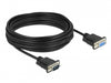 Delock 86599 Serial Cable Rs-232 D-Sub9 Male To Female With Narrow Plug Housing