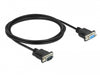 Delock 86602 Serial Cable Rs-232 D-Sub9 Male To Female With Narrow Plug Housing