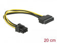 Delock 82924 Cable Power Sata 15 Pin > 6 Pin Pci Express