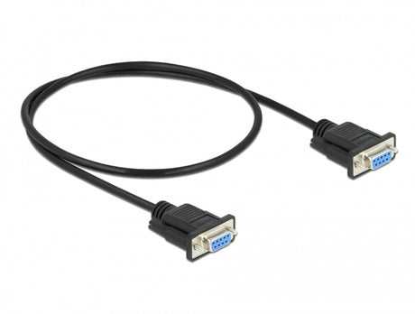 Delock 87788 Serial Cable Rs-232 D-Sub 9 Female To Female Null Modem