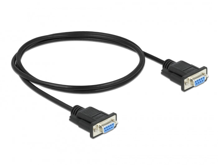 Delock 87278 Serial Cable Rs-232 D-Sub 9 Female To Female Null Modem