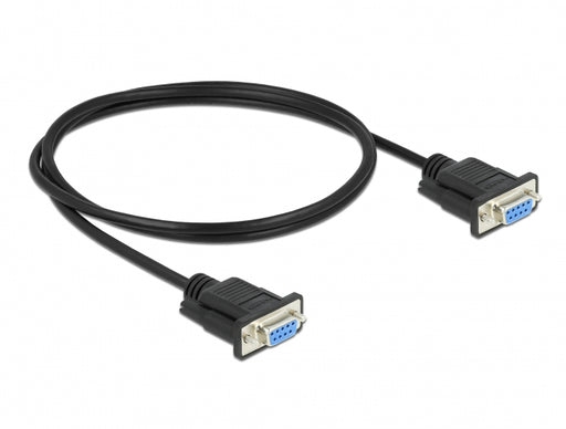 Delock 86608 Serial Cable Rs-232 D-Sub9 Female To Female Null Modem