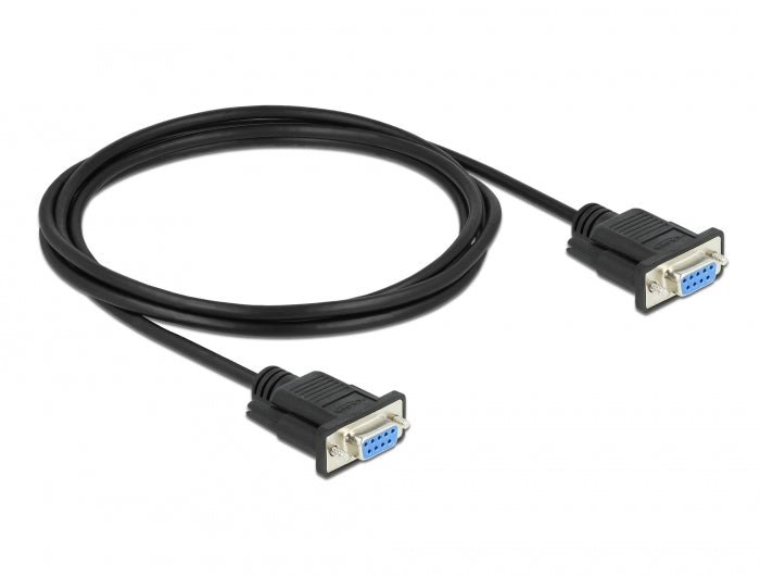 Delock 86605 Serial Cable Rs-232 D-Sub9 Female To Female Null Modem