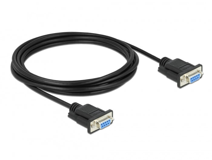 Delock 86606 Serial Cable Rs-232 D-Sub9 Female To Female Null Modem