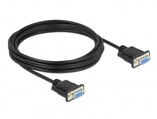 Delock 86620 Serial Cable Rs-232 D-Sub9 Female To Female Null Modem